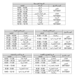 الإمتحانات 